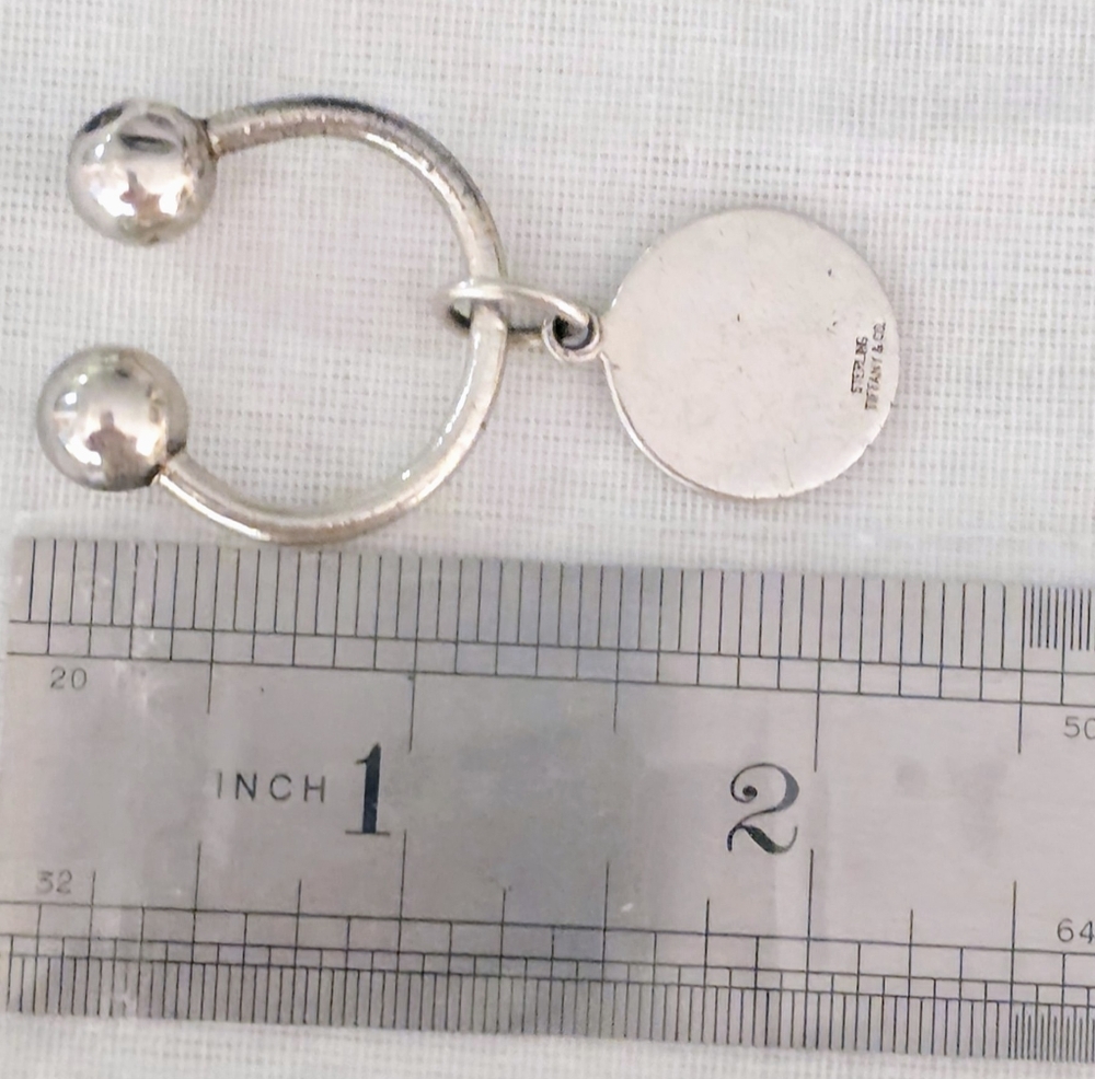 Silver Tiffany & co. Vintage Horseshoe  keyring